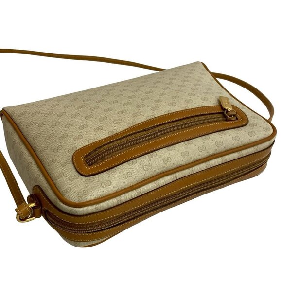 GUCCI Brown Leather Shoulder Bag - Picture 4 of 10